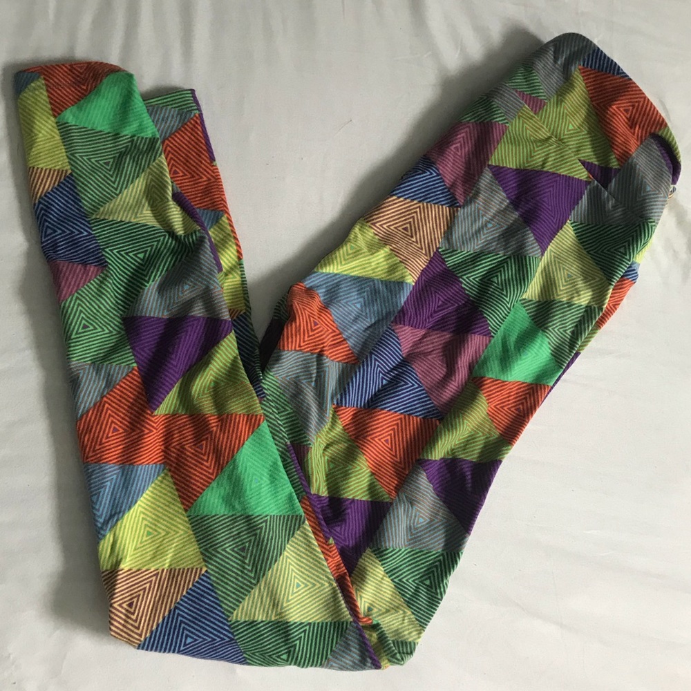 LuLaRoe multicolor leggings - OS